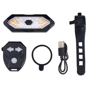 Wd14019 MTB Fiets Achterlicht Waterdicht Fiets Waarschuwingslampje voor Nacht Rijden Ondersteuning USB Oplaadbaar