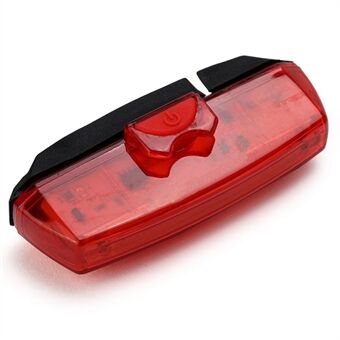 LD18 LED Fietsrem Achterlicht Waterdicht Fietsstoeltje Achterlicht Ondersteuning USB Opladen (Rood Standaard Versie)