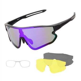XQ-HD XQ-548 Fietszonnebril Fietsbril Goggle Riding Outdoor Sport Visbril met verwisselbare lens