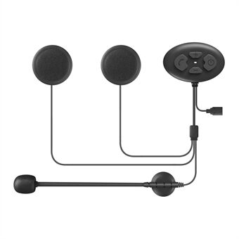 Draadloze Bluetooth-helm Intercom headset bellen + muziek + FM waterdichte hoofdtelefoon