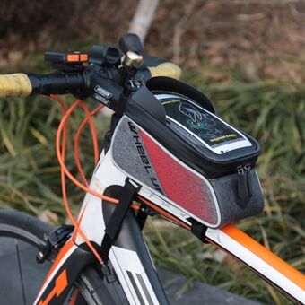 WHEEL UP 6-inch nylon fietstas Waterdichte telefoontas met touchscreen