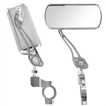 2 stuks fiets achteruitkijkspiegel Draaibare groothoek achteruitkijkspiegel aluminium veiligheid achteruitkijkspiegel