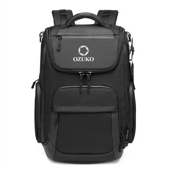 OZUKO 9409 15,6-inch draagbare tas tiener schoolrugzak Stor schoudertas voor buitenschoolse sportreizen
