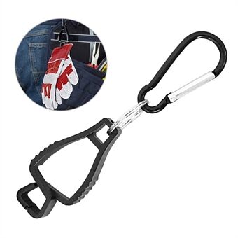 LUCKSTONE STJ-001-BK Veiligheid werkhandschoen clips Outdoor werk riem clips voor bril Hoeden Helmen Handdoek gereedschap