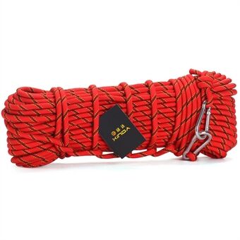 XINDA XD-S9804 20m Outdoor Static Rock Climbing Rope Emergency Escape Rope voor Camping Rescue