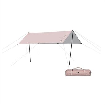 SHINETRIP A463-M00 Outdoor Camping Tent Tarp Anti-UV Luifel 210D Zilvergecoate Oxford Doek Zonnescherm, Maat M - Goud