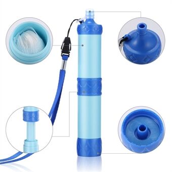 A9 Outdoor waterzuiverend rietje BPA-vrij draagbaar waterfilter game drinksysteem (zonder FDA-certificaat)