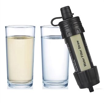 Outdoor BPA-vrij buitenwaterfilter - Waterfiltratiesysteem - Waterzuiveraar - FDA-gecertificeerd - Zwart