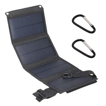 5V 10W USB Solar Charger Draagbare Outdoor Waterdichte Solar Battery Charger USB Telefoon Opladen Power Bank met 4 Solar
