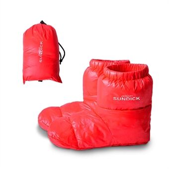 SUNDICK Outdoors Camping Slippers Warme Sokken voor Slaapzak Indoor Warme Laarzen Mannen Vrouwen Winter Eendendons Laarzen