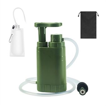 Draagbare handpomp waterfilter 4-traps overlevingsfilter Pro waterzuiveringssysteem voor wandelen Camping Reizen Noodgebruik