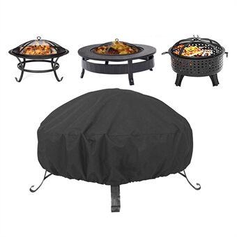 Hoes voor Outdoor Fire Pit - Waterdicht 210D Oxford Doek - Rond - 122 x 46 cm