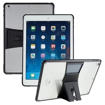 Voor iPad Air (2013) / Air 2 / Pro 9,7 inch (2016) tablethoes lederen standaard TPU + acryl transparante tablethoes