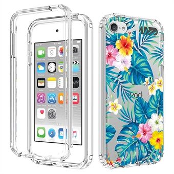 Voor iPod Touch 5/Touch 6/Touch (2019) Patroon Afdrukken Ontwerp Telefoon Case Hard PC Soft TPU Scratch Clear Cover