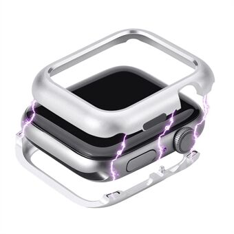 Magnetische adsorptie metalen frame bumper shell voor Apple Watch Series 4 44 mm