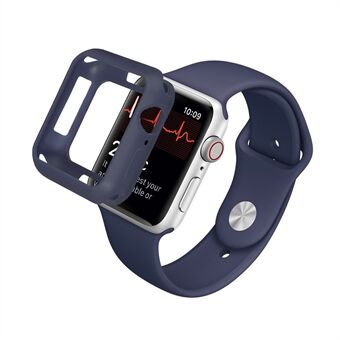 Berijpte TPU-bumperschaal voor Apple Watch Series 3/2/1 42 mm