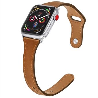 Smart Watch van echt leer voor Apple Watch Series 6/SE/5/4 40 mm / Series 3/2/1 Watch 38 mm