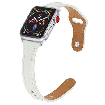 Smart Watch van echt leer voor Apple Watch Series 6/SE/5/4 44 mm / Series 3 2 1 Watch 42 mm