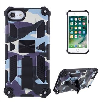 Afneembare Camouflage Patroonbeschermer Kickstand Cover Cover voor iPhone 7 / iPhone 8 / iPhone SE 2020/2022