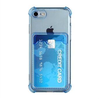 Valvaste TPU telefoonhoes Shell Cover met kaarthouder voor iPhone 7 / iPhone 8 / iPhone SE 2020/2022