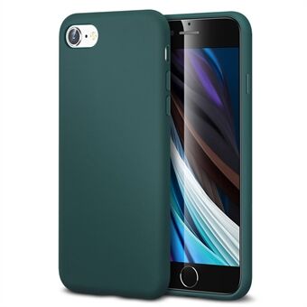 Zachte vloeibare siliconen volledige cover telefoon achterkant voor iPhone 7 / iPhone 8 / iPhone SE 2020/2022 (2e generatie)