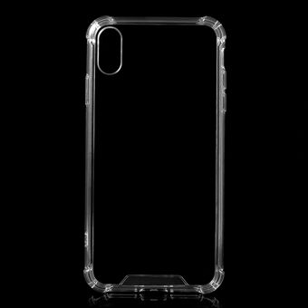 Slagvast TPU-frame + Hybride telefoonhoes voor iPhone X / XS 5,8 inch op de achterkant van acryl - Transparant