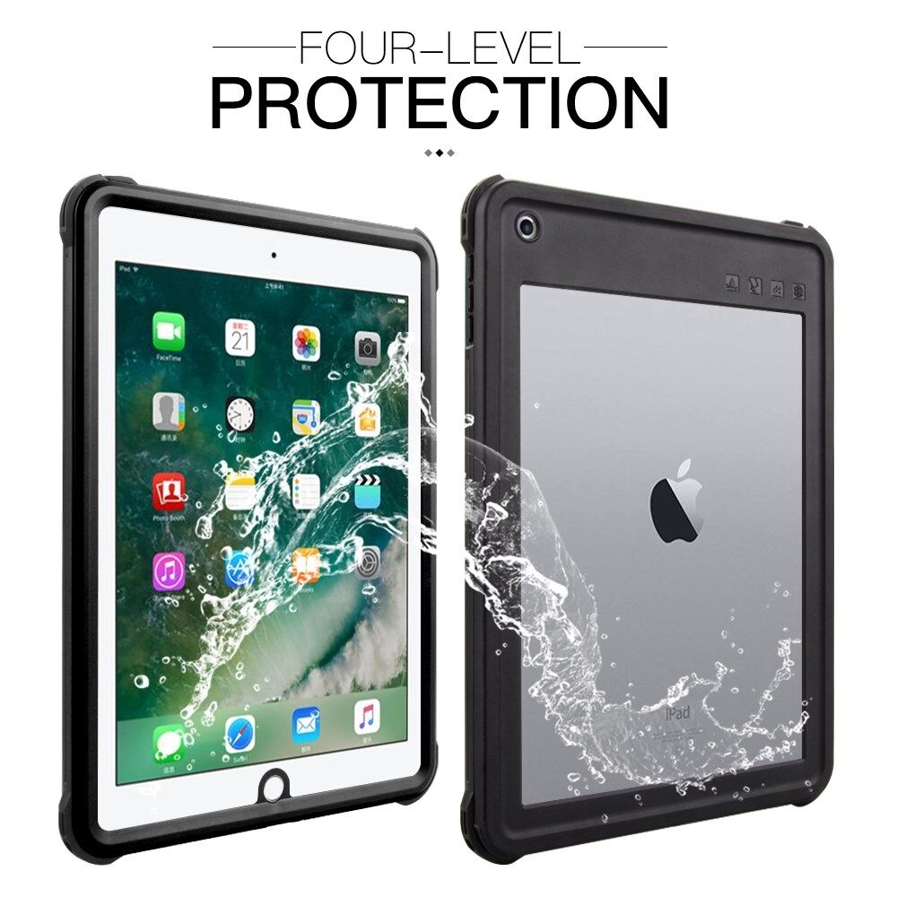vorst Kijker boksen IP68 Waterdicht, Druppelbestendig Stofdicht Tablet Cover voor iPad Air  (2013) / iPad 9,7-inch (2018) A1893 A1954 / (2017) A1822