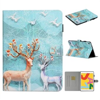 Pattern Printing PU Leather Card Holder Stand Tablet Cover for iPad 9.7-inch (2018)/(2017) / iPad Air 2 / iPad Air (2013)