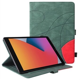 Dubbelkleurige huidverbinding Touchkaart Sleuven Ontwerp Goed beschermde magnetische sluiting Anti-val tablethoes met Stand voor iPad Air (2013) / Air 2 / 9,7" (2017) / (2018)