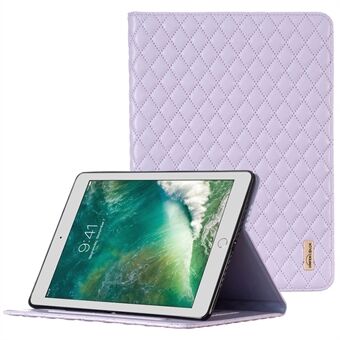 BINFEN COLOR Voor iPad 9,7-inch (2017) / (2018) / iPad Air (2013) / Air 2 schokbestendige hoes bedrukt Volledige bescherming PU lederen tablethoes met kaarthouder / Stand