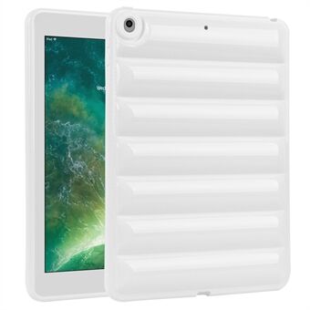 Voor iPad 9,7-inch (2017) / (2018) / iPad 5 / 6 Tablet Case Snoep Kleur Donsjack Textuur TPU Cover