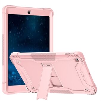 Voor iPad 9,7-inch (2017) / (2018) tablethoes 3-in-1 heavy-duty siliconen + pc-standaardhoes