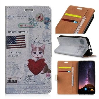 Pattern Printing Wallet Stand Leather Flip Case for iPhone XR 6.1 inch