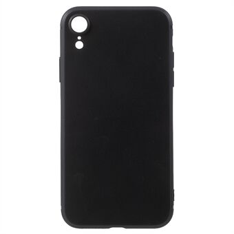 Ultradunne zachte TPU-achterkant van de telefoonhoes voor iPhone XR 6,1 inch - zwart