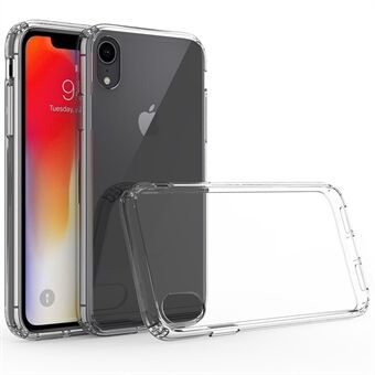 Kristalhelder acryl + TPU hybride achterkant voor iPhone XR 6.1 inch - transparant