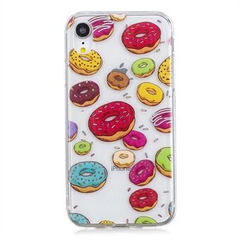 For iPhone XR 6.1 inch Pattern Printing IMD Soft TPU Back Case