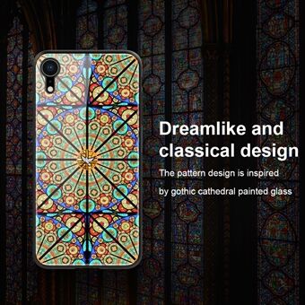NILLKIN Brilliance Case voor iPhone XR 6,1 inch PC TPU Hybride glas in gehard glas