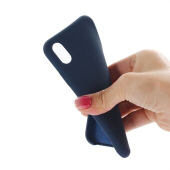 Edge vloeibare siliconen mobiele hoes voor iPhone XR 6.1 inch