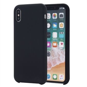 Edge Wrapped Liquid Silicone Cover voor iPhone XS Max 6.5 inch