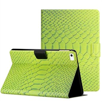 Voor iPad mini / mini 2 / mini 3 / mini 4 / mini (2019) 7,9 inch PU-lederen Stand Folio Tablethoes Krokodilpatroon afdrukken Smart Cover met kaarthouder