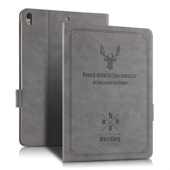 Impressum Deer and Quote PU- Stand voor iPad Air 10.5 (2019) / Pro 10.5-inch (2017)