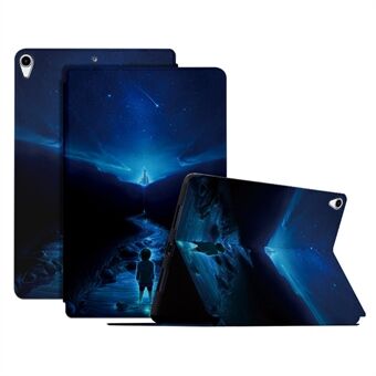 Voor iPad Pro 10,5-inch (2017) / Air 10,5-inch (2019) PU-leren hoes met Stand patroon bedrukt Schokbestendige tablethoes
