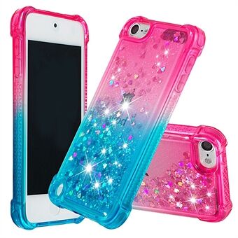 Gradient Glitter Poeder Drijfzand TPU Case voor iPod Touch (2019) / Touch 6 / Touch 5
