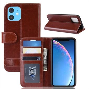Crazy Horse Portemonnee Leren Stand Case voor iPhone 11 6.1 inch (2019)