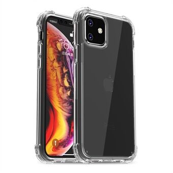 IPAKY Valbestendige doorzichtige TPU + pc-telefoonhoes voor iPhone 11 6.1 inch (2019)