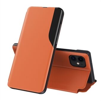 Stand View Window Shell for iPhone 11 6.1 inch Leather Case