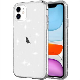 GW18 Clear Glitter Sparkly Light Anti-Drop Schokbestendige Soft TPU Cover voor iPhone 11 6.1 Inch