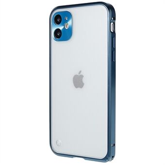 Voor iPhone 11 6.1 inch Ultradunne Anti-drop Anti- Scratch Telefoon Case PC + Metaal Matte Beschermhoes: