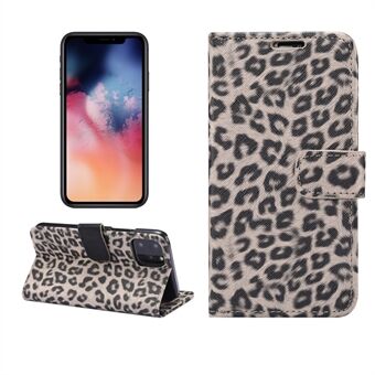 Leopard Pattern Wallet Stand Flip Leather Case for iPhone 11 Pro 5.8 inch