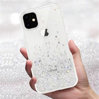 Glitterpailletten ingelegde stijl TPU-telefoonbehuizing voor iPhone 11 Pro 5,8-inch